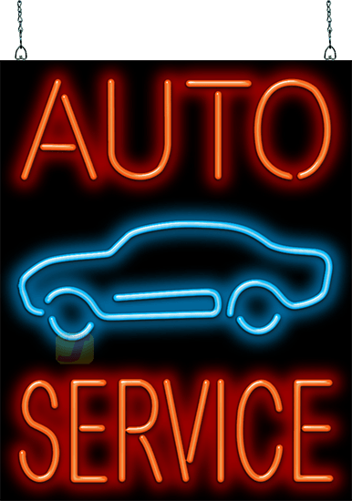 Auto Service Neon Sign