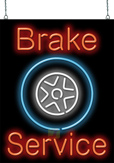 Brake Service Neon Sign