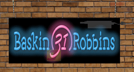 Baskin 31 Robbins Neon Sign