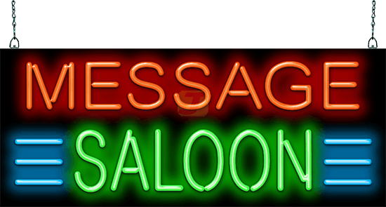 Custom Message Saloon Neon Sign