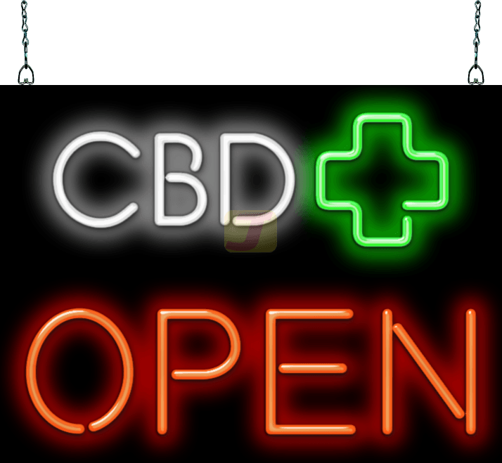 CBD Open Neon Sign