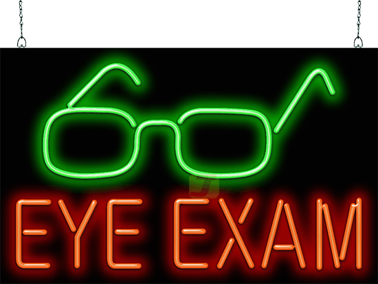 Eye Exam Neon Sign