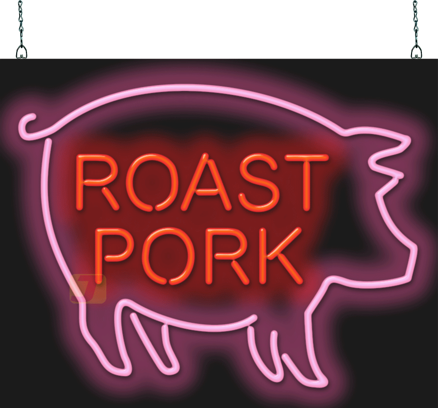 Roast Pork Neon Sign