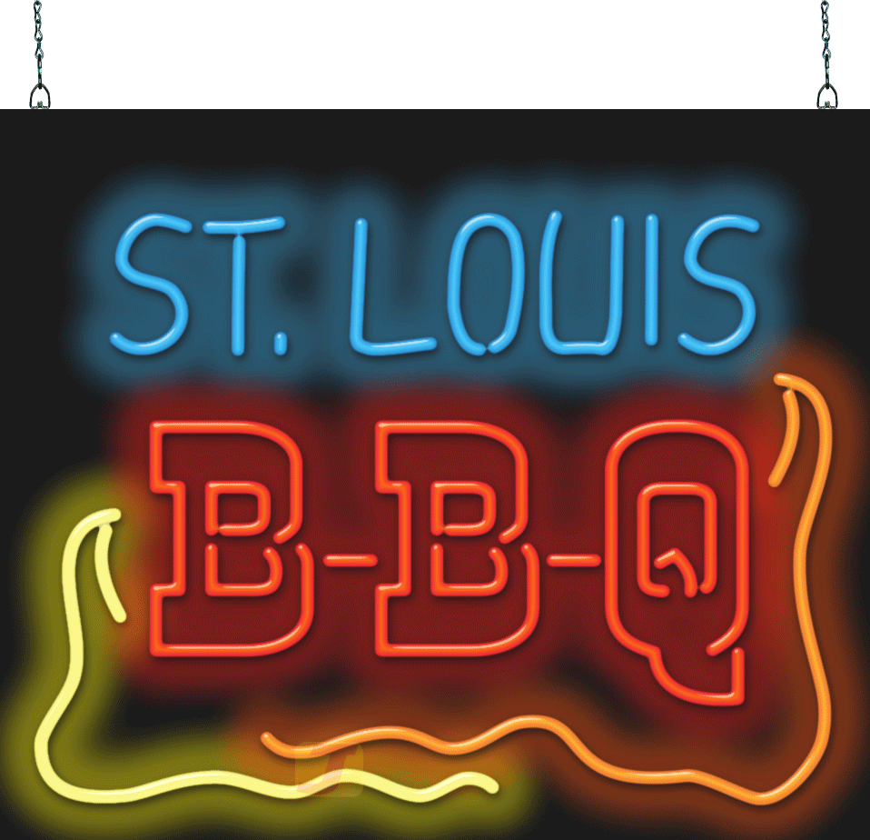 St. Louis BBQ Neon Sign