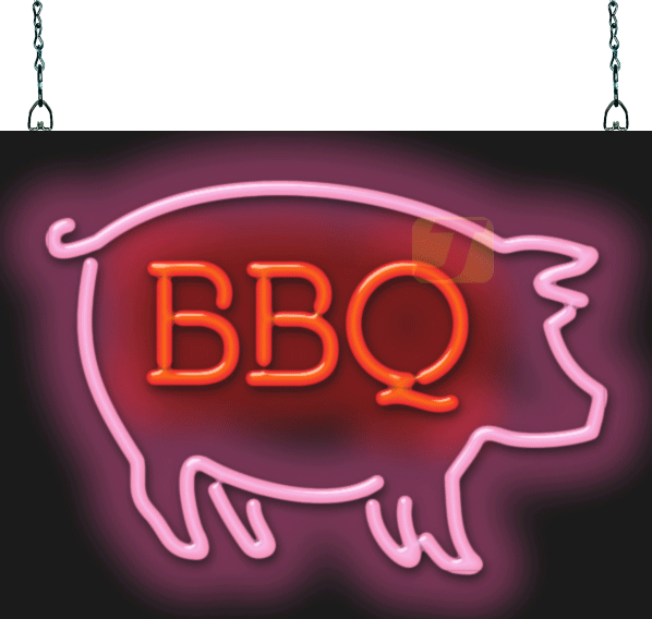 BBQ Pig Neon Sign | FBM-20-01 | Jantec Neon