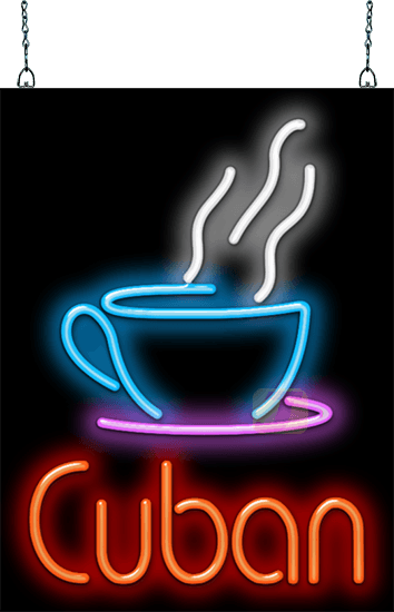 Cuban Coffee Neon Sign