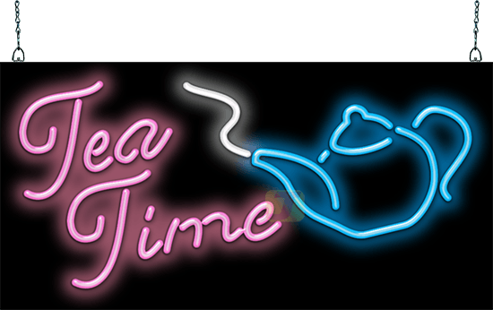 Tea Time Neon Sign