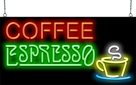 Coffee Espresso Neon Sign