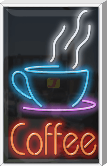 Outdoor Coffee Neon Sign