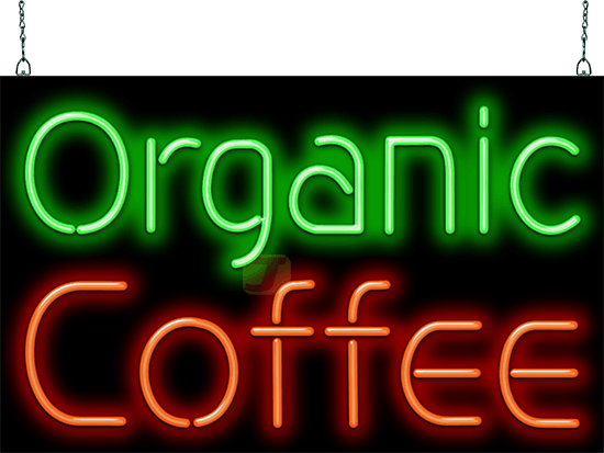 Organic Coffee Neon Sign