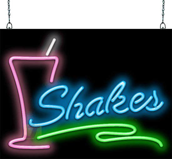 Shakes Neon Sign