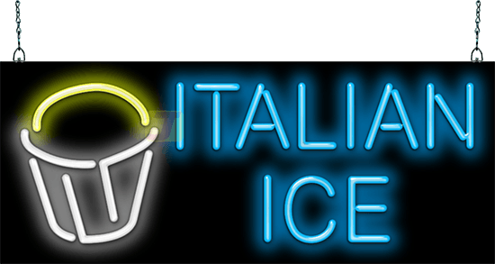 Italian Ice Neon Sign