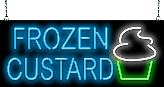 Frozen Custard Neon Sign