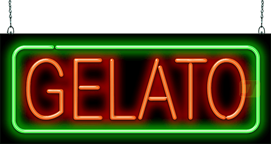 Gelato Neon Sign