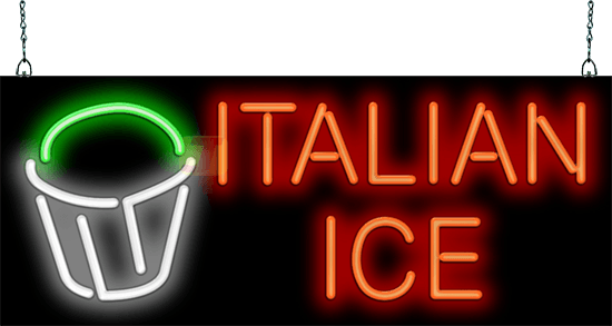 Italian Ice Neon Sign