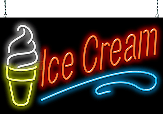 Ice Cream Neon Sign