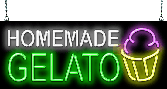 Homemade Gelato Neon Sign