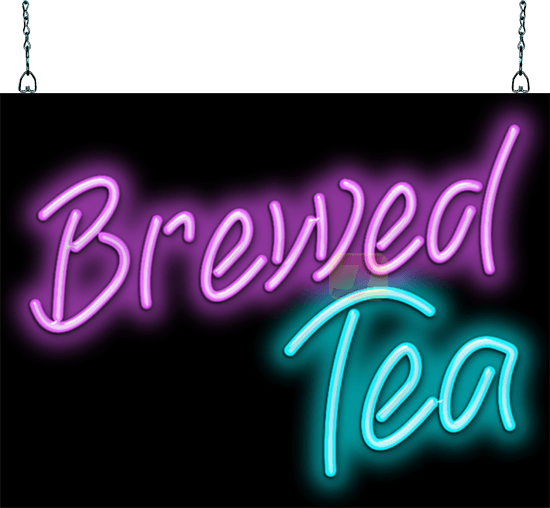 Brewed Tea Neon Sign