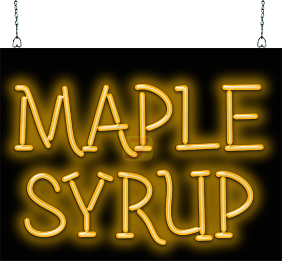 Maple Syrup Neon Sign
