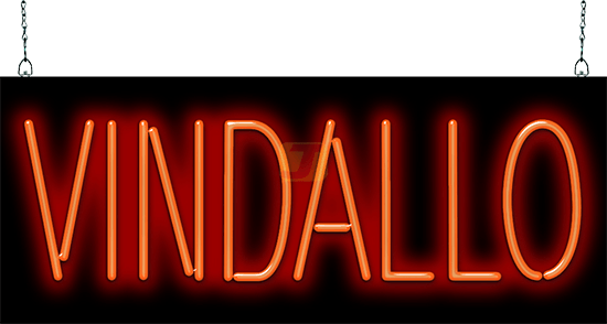 Vindallo Neon Sign