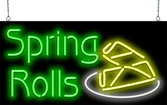 Spring Rolls Neon Sign