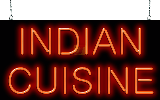 Indian Cuisine Neon Sign