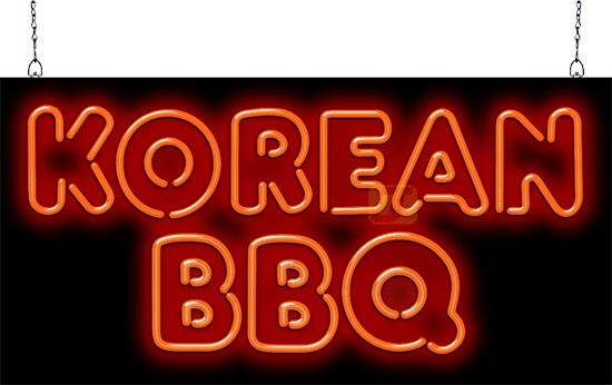 Korean BBQ Neon Sign