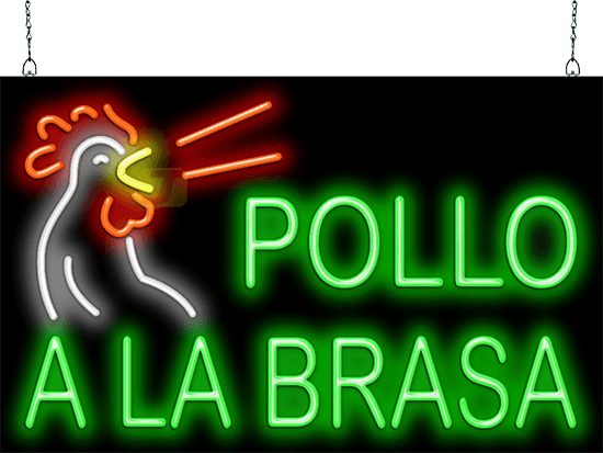 Pollo A La Brasa Neon Sign