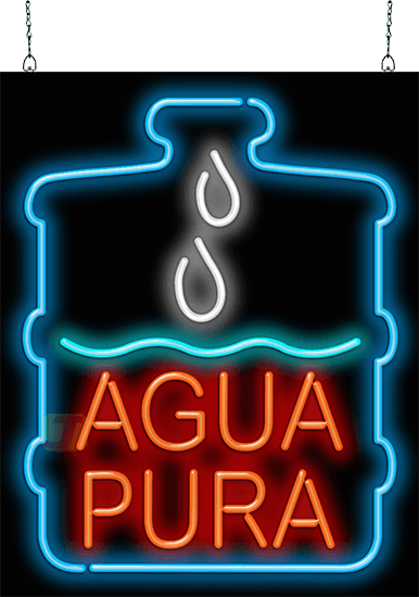 AguaPura Neon Sign