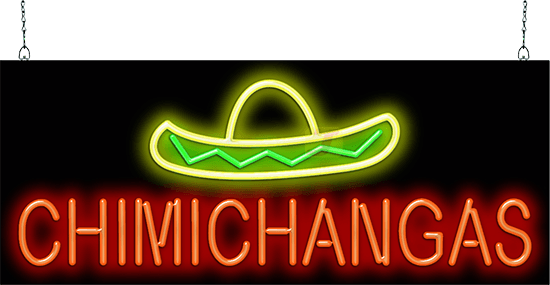 Chimichangas Neon Sign