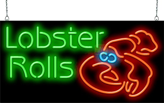 Lobster Rolls Neon Sign