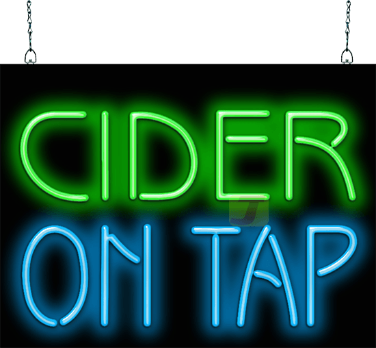 Cider on Tap Neon Sign