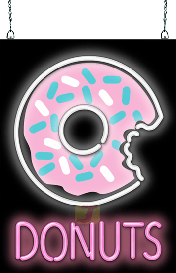 Donuts with Donut Graphic