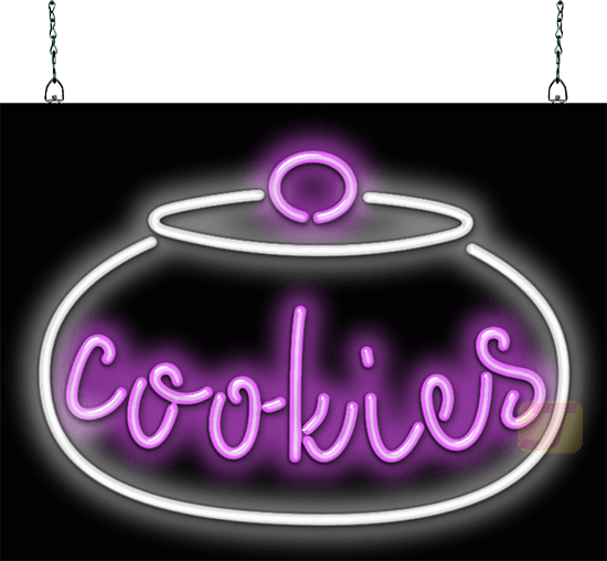 Cookies with Cookie Jar Neon Sign