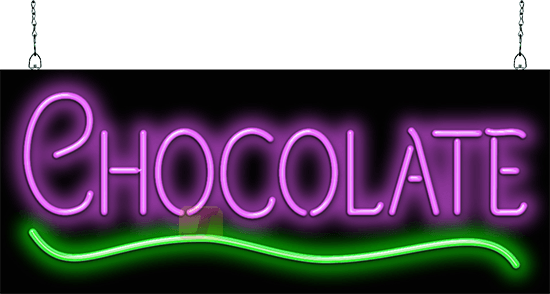 Chocolate Neon Sign