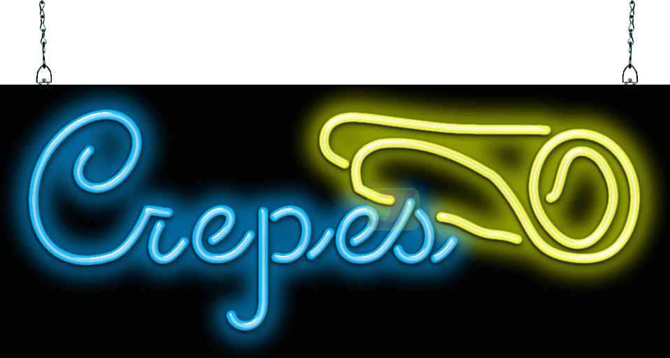 Crepes Neon Sign