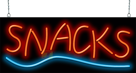 Snacks Neon Sign