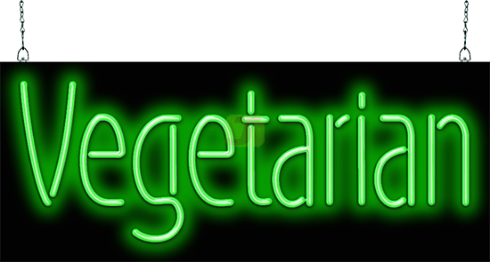 Vegetarian Neon Sign