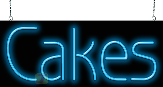 Cakes Neon Sign