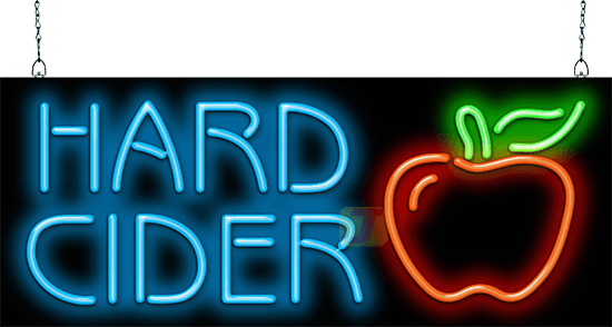 Hard Cider Neon Sign
