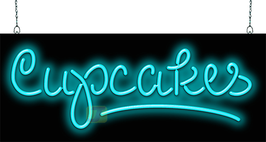 Cupcakes Neon Sign