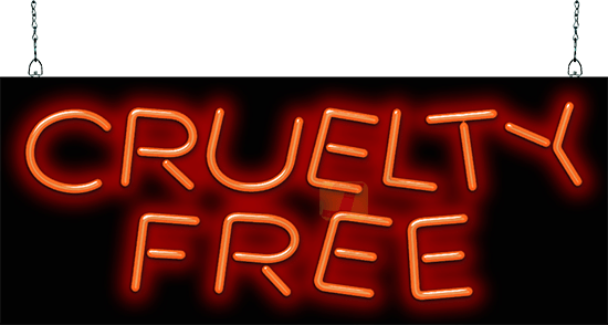 Cruelty Free Neon Sign