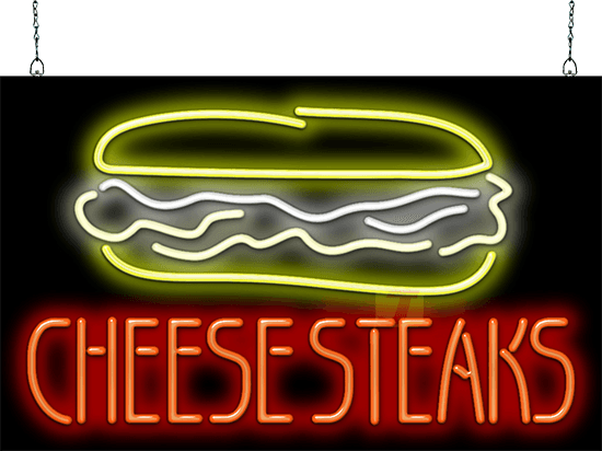 Cheesesteaks Neon Sign