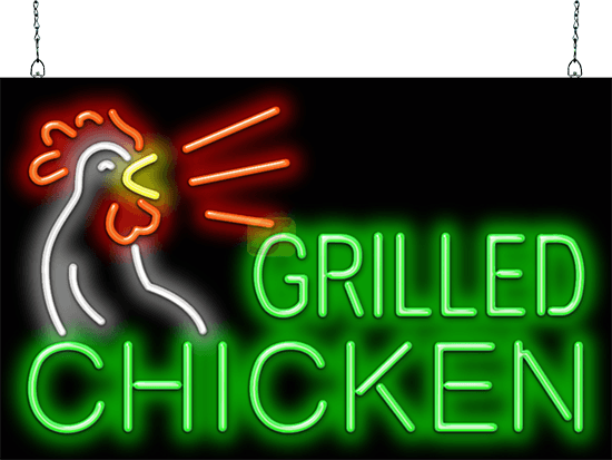 Grilled Chicken Neon Sign