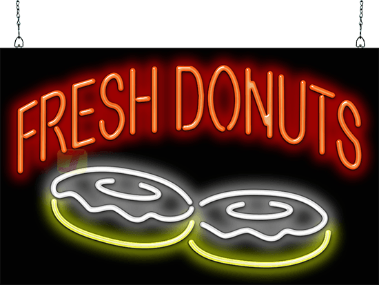Fresh Donuts Neon Sign