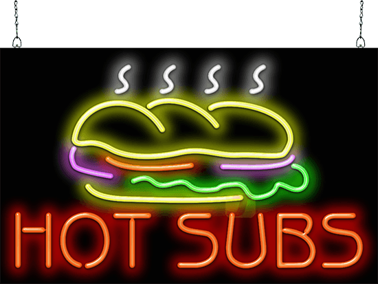 Hot Subs Neon Sign