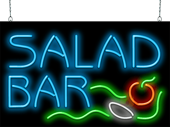 Salad Bar Neon Sign
