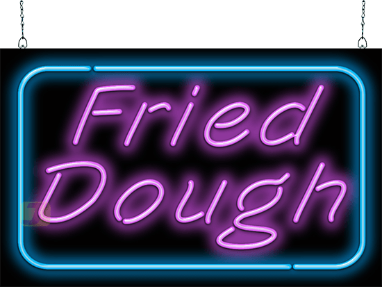 Fried Dough Neon Sign