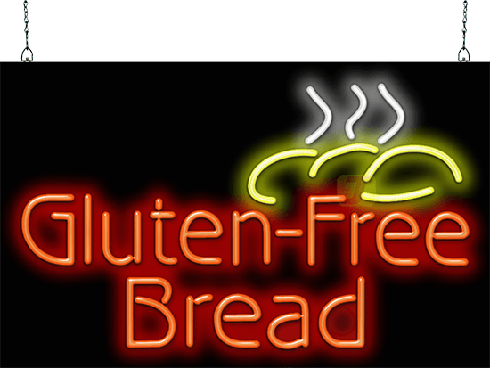 Gluten-Free Bread Neon Sign