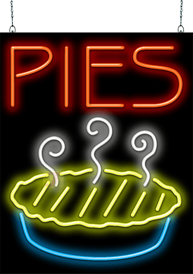 Pies Neon Sign